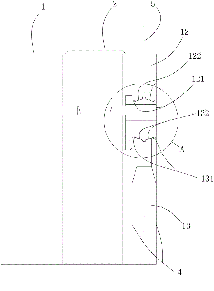 Tool holder for grooving cutting blade