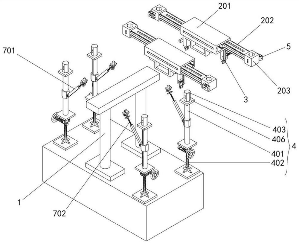 Assembly capable of changing supporting form and stress distribution based on building pile foundation construction