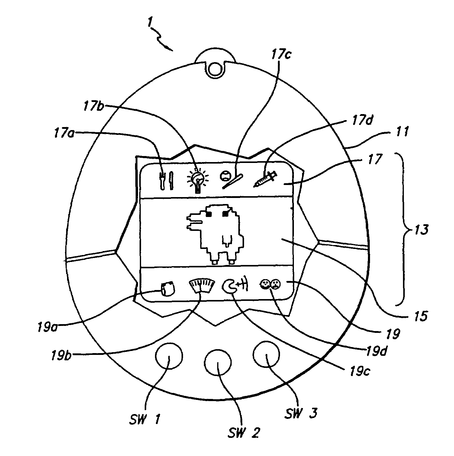 Breeding simulation apparatus for virtual creatures