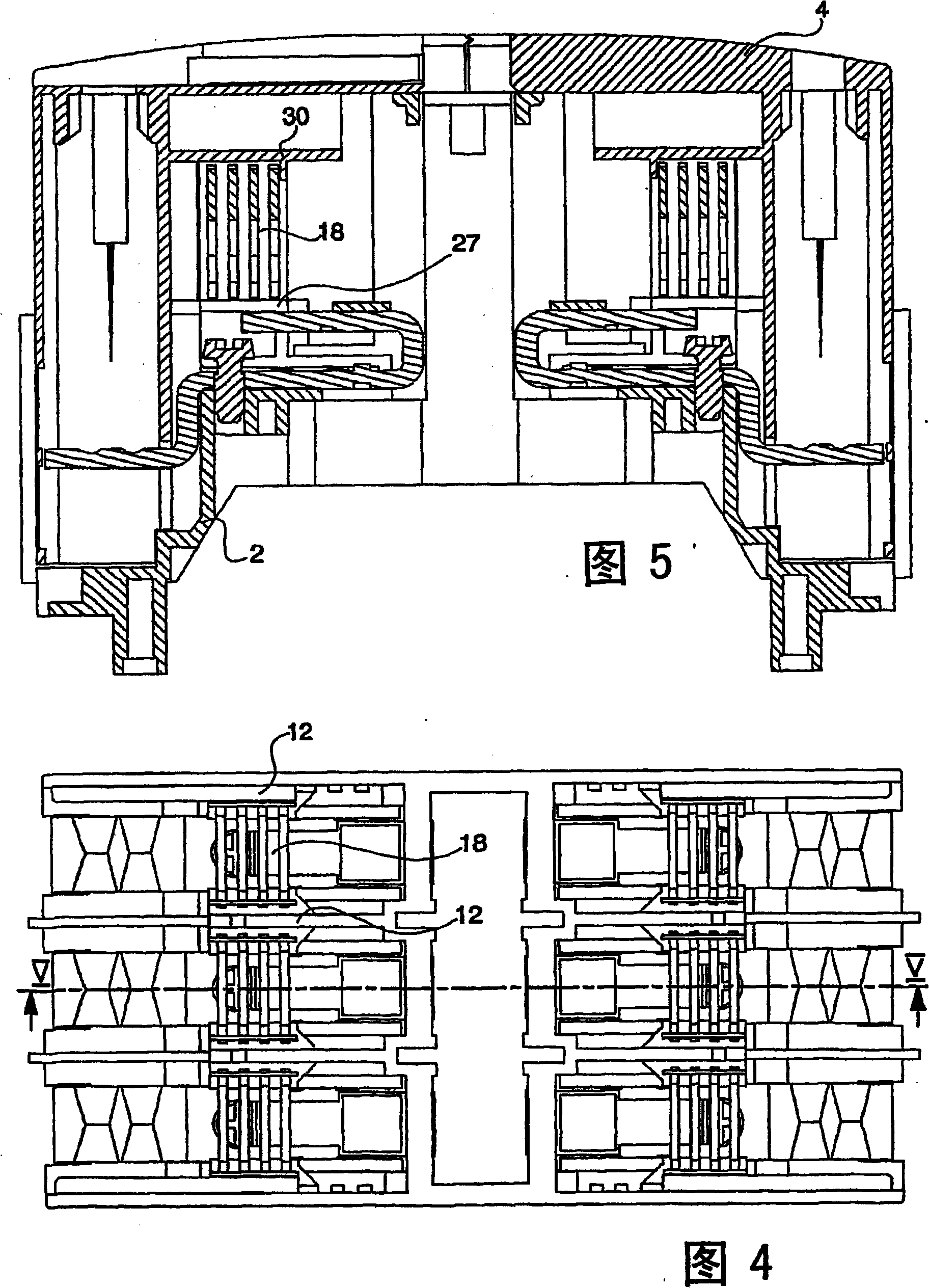 Electric switching device comprising an arc-quenching unit