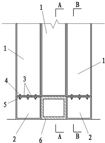 Construction formwork of cantilever layer outer wall preformed hole, and construction method