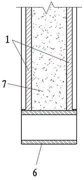 Construction formwork of cantilever layer outer wall preformed hole, and construction method