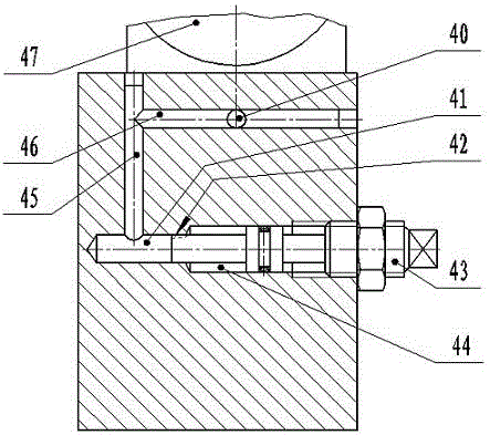 On-line following diameter measuring method and device in following grinding