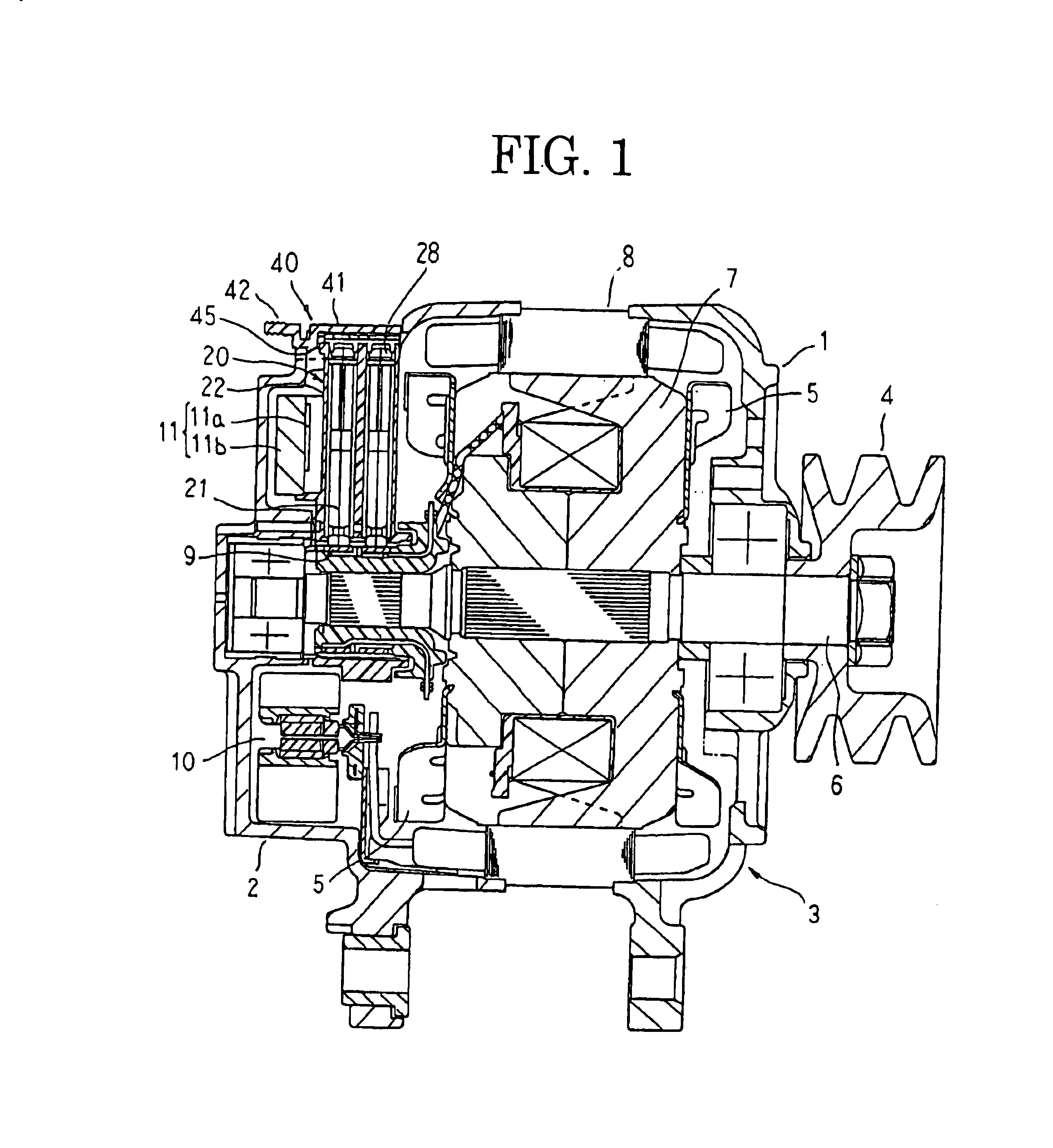 AC generator for vehicle