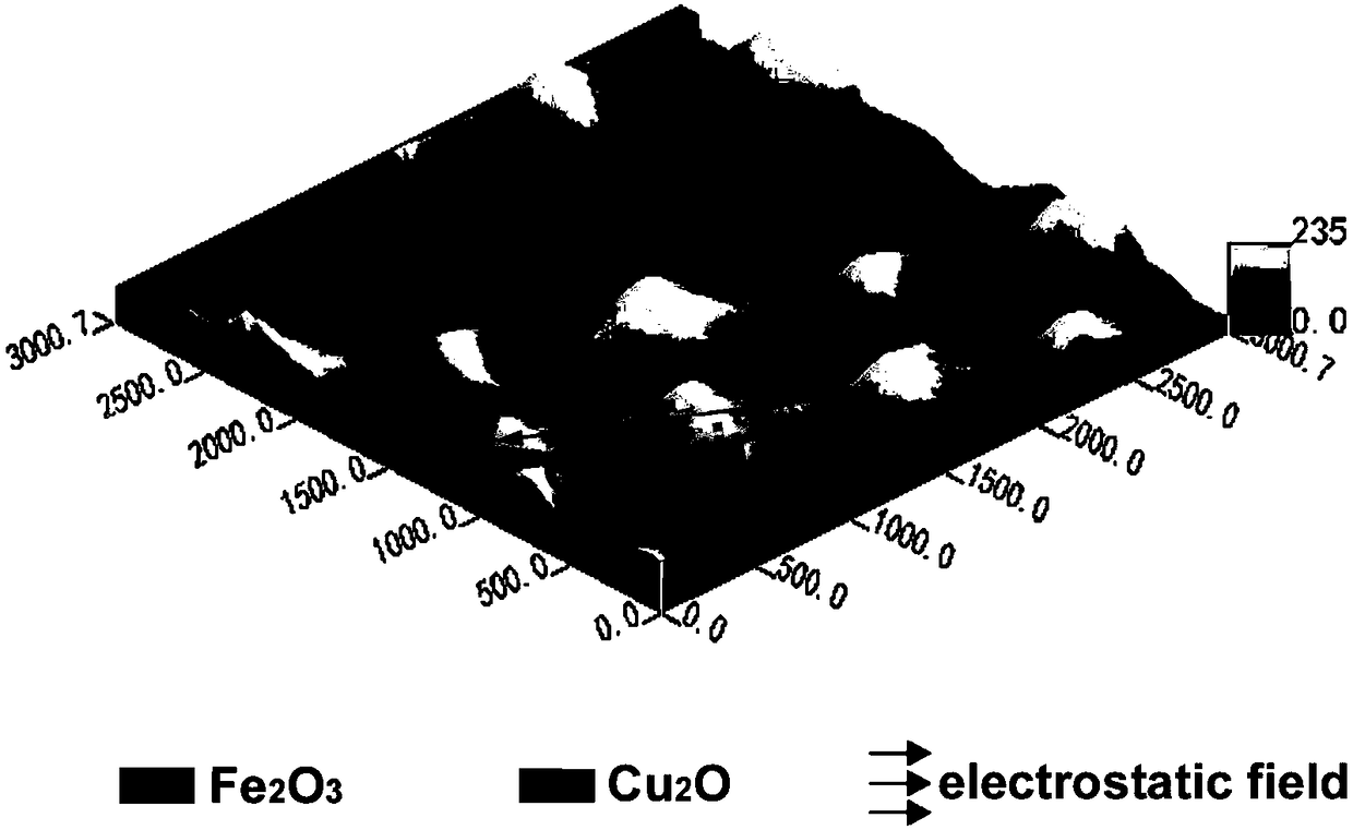 Sensing material for quickly detecting biological hydrogen sulfide and preparation method of sensing material