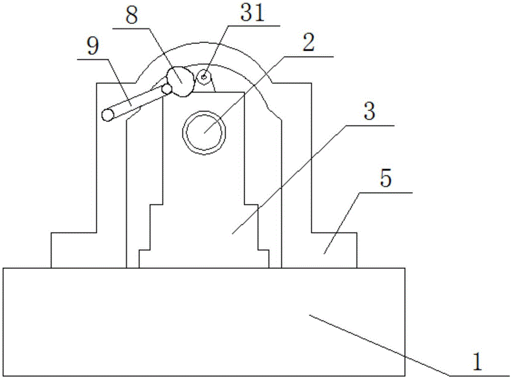 Machine tool for machining air cylinder head cam hole