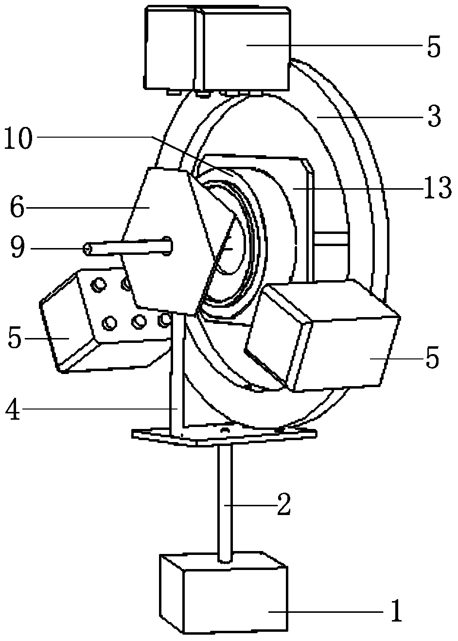 Cold light integrated curing device and method for optical fiber gyroscope sensitive optical fiber ring