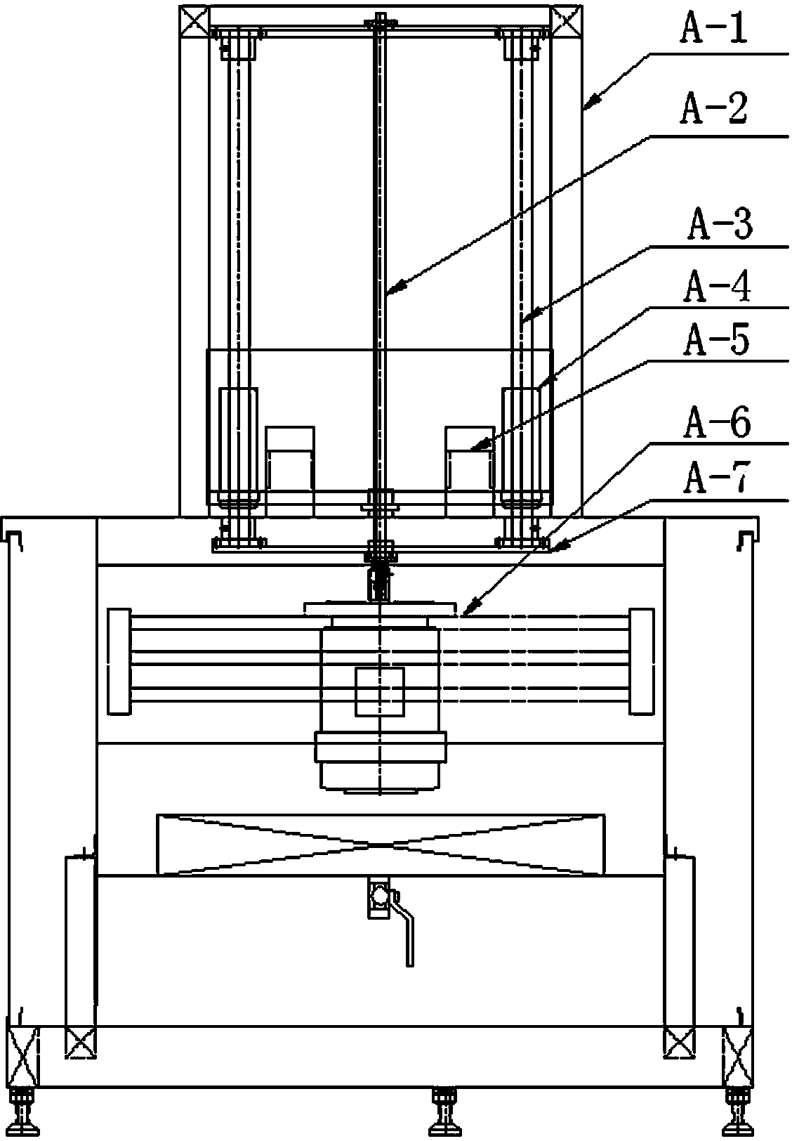 Silver anode scrap washing complete device