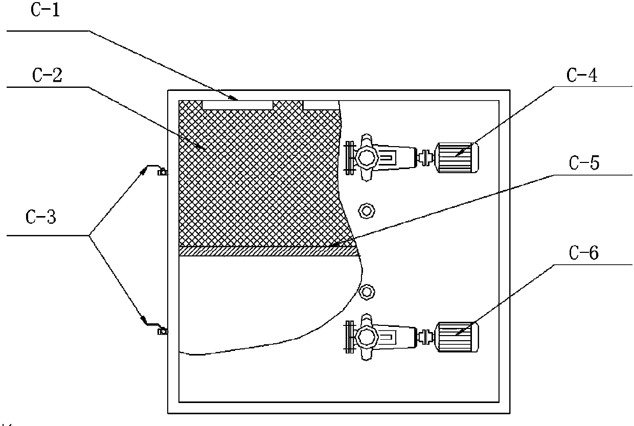 Silver anode scrap washing complete device