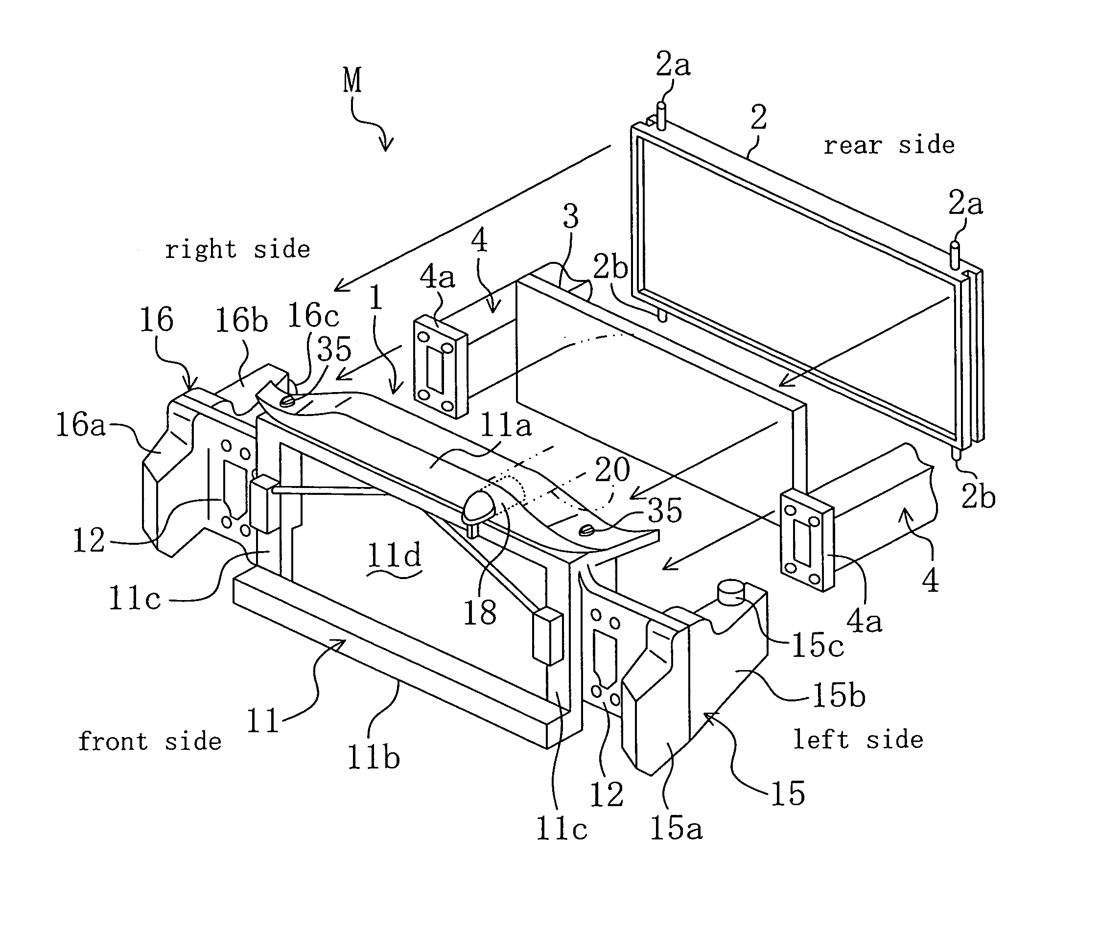 Vehicle front end structure