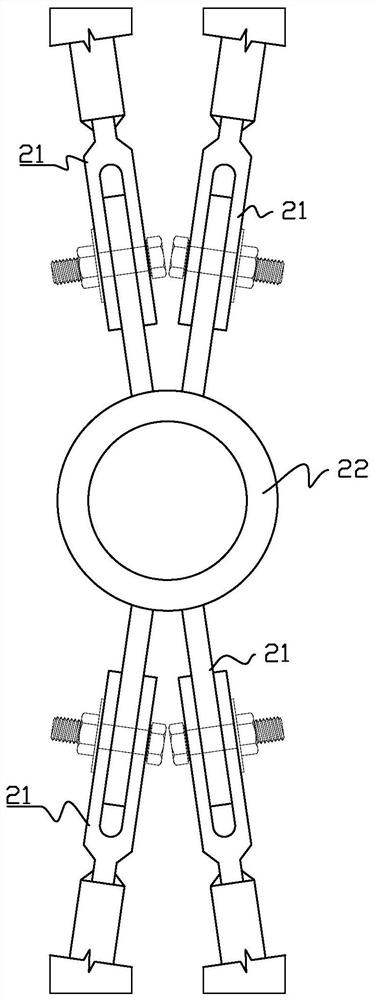 Construction method of temporary single diagonal bracing bridge tower