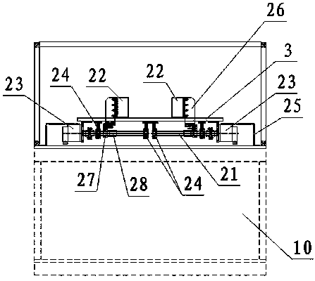 Rotating disc type automatic bagging machine and bagging method