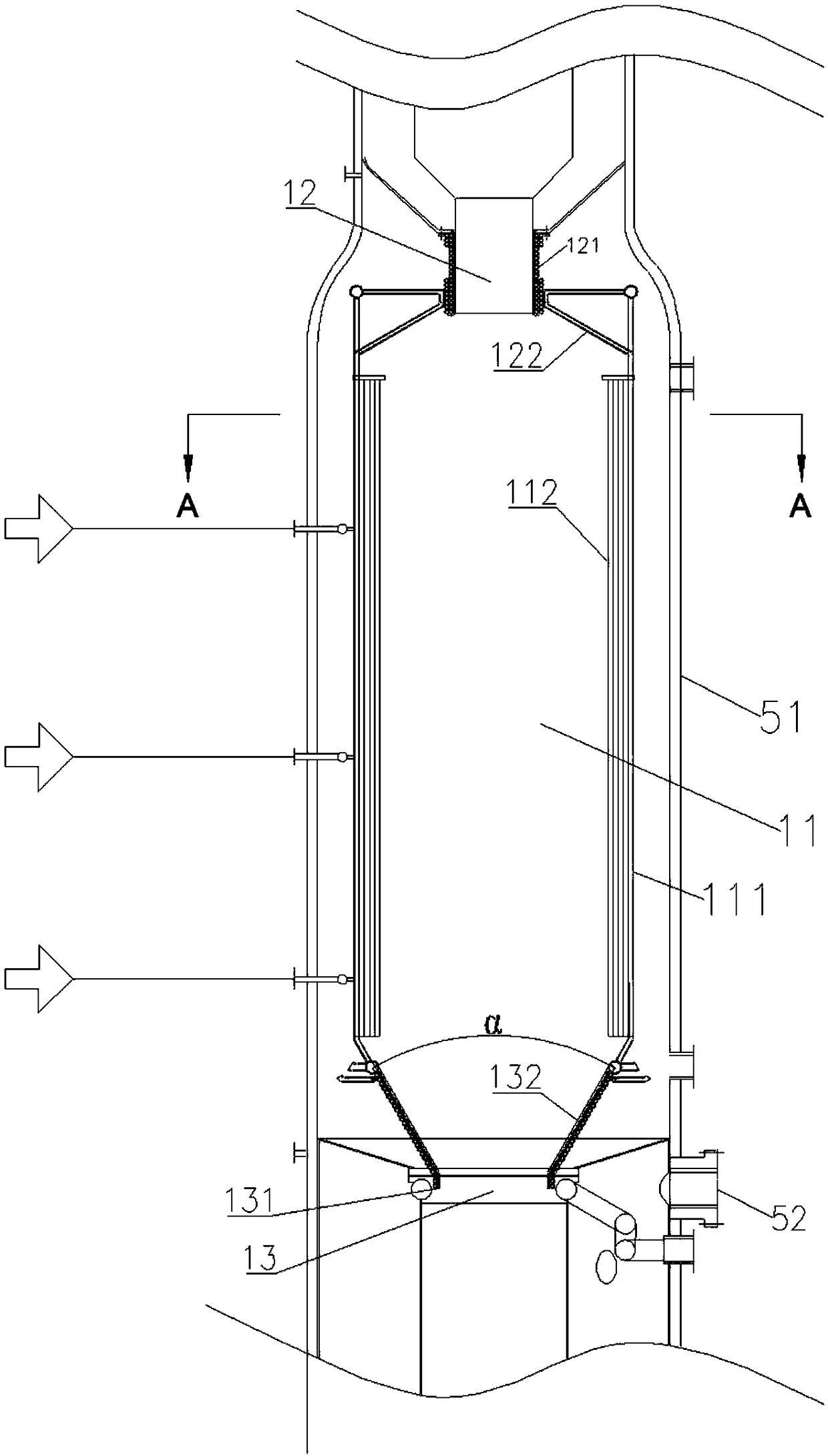 Radiation waste boiler system and working method thereof