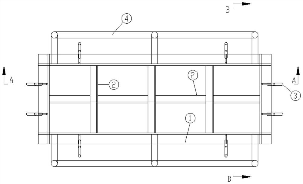 Rope ladder storage rack