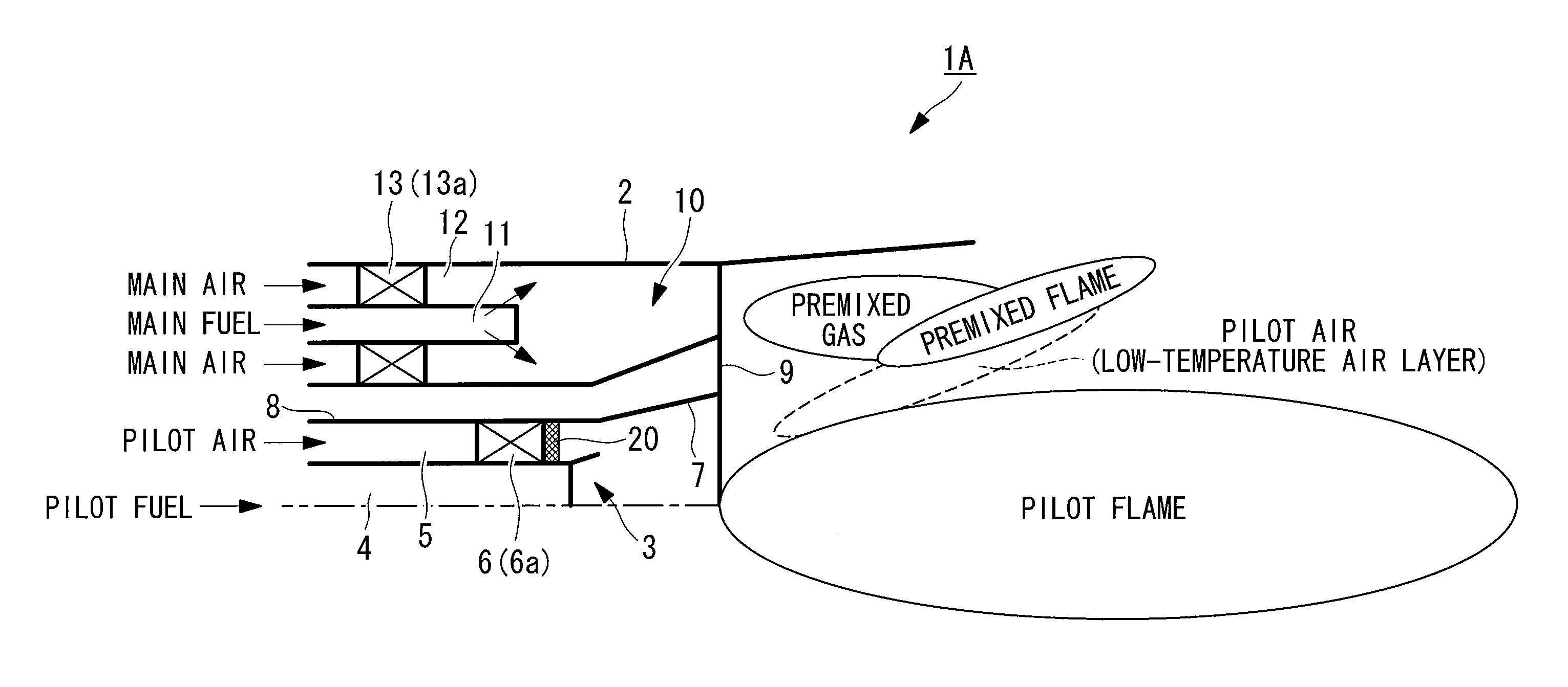 Gas turbine combustor