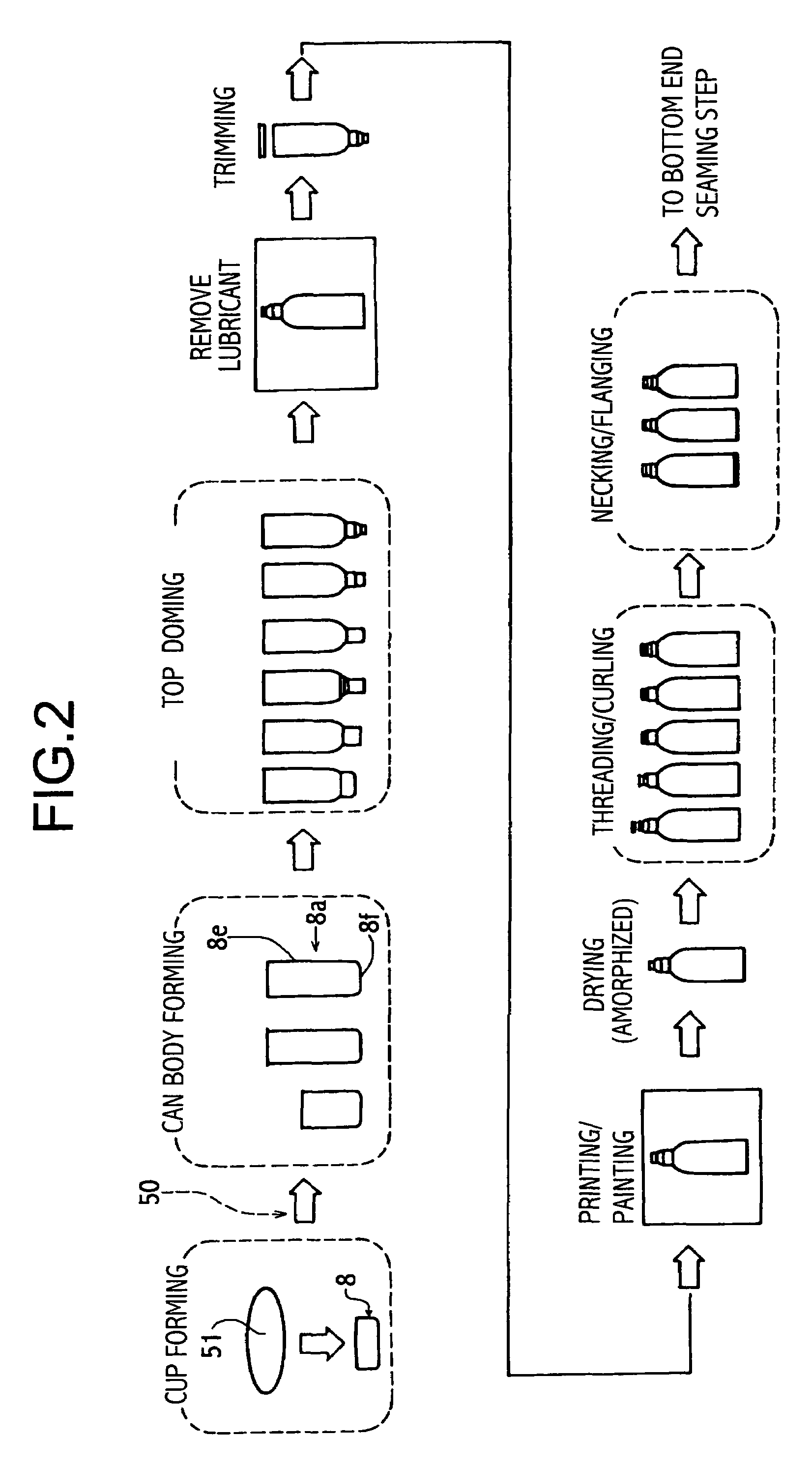 Device and method for manufacturing resin coated metal seamless container shell