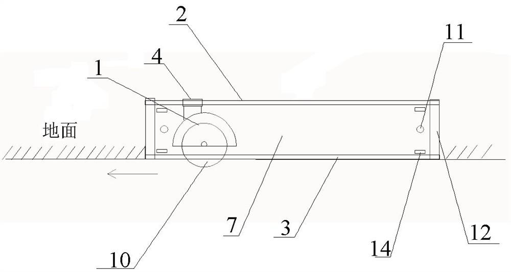 A precision cutting device and cutting method for construction joints of fair-faced concrete walls