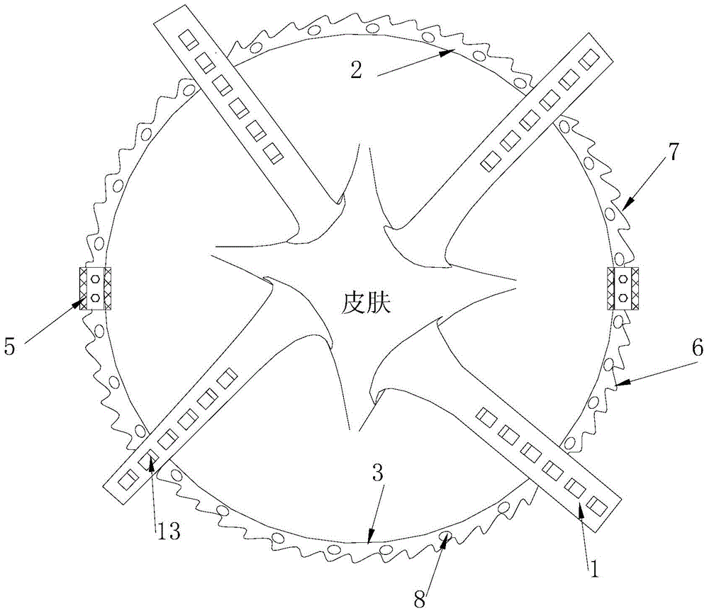 Telescopic dual-purpose drag hook device used for abdominal operation