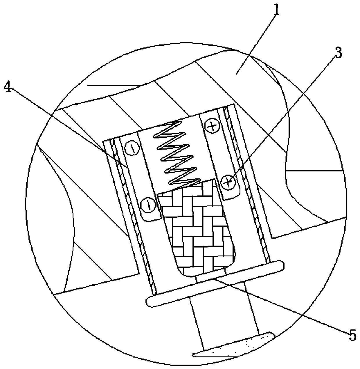 Anti-toppling and automatic shaking device for cradle