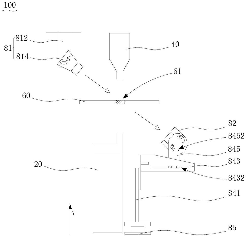 Detection device and orthobaric equipment