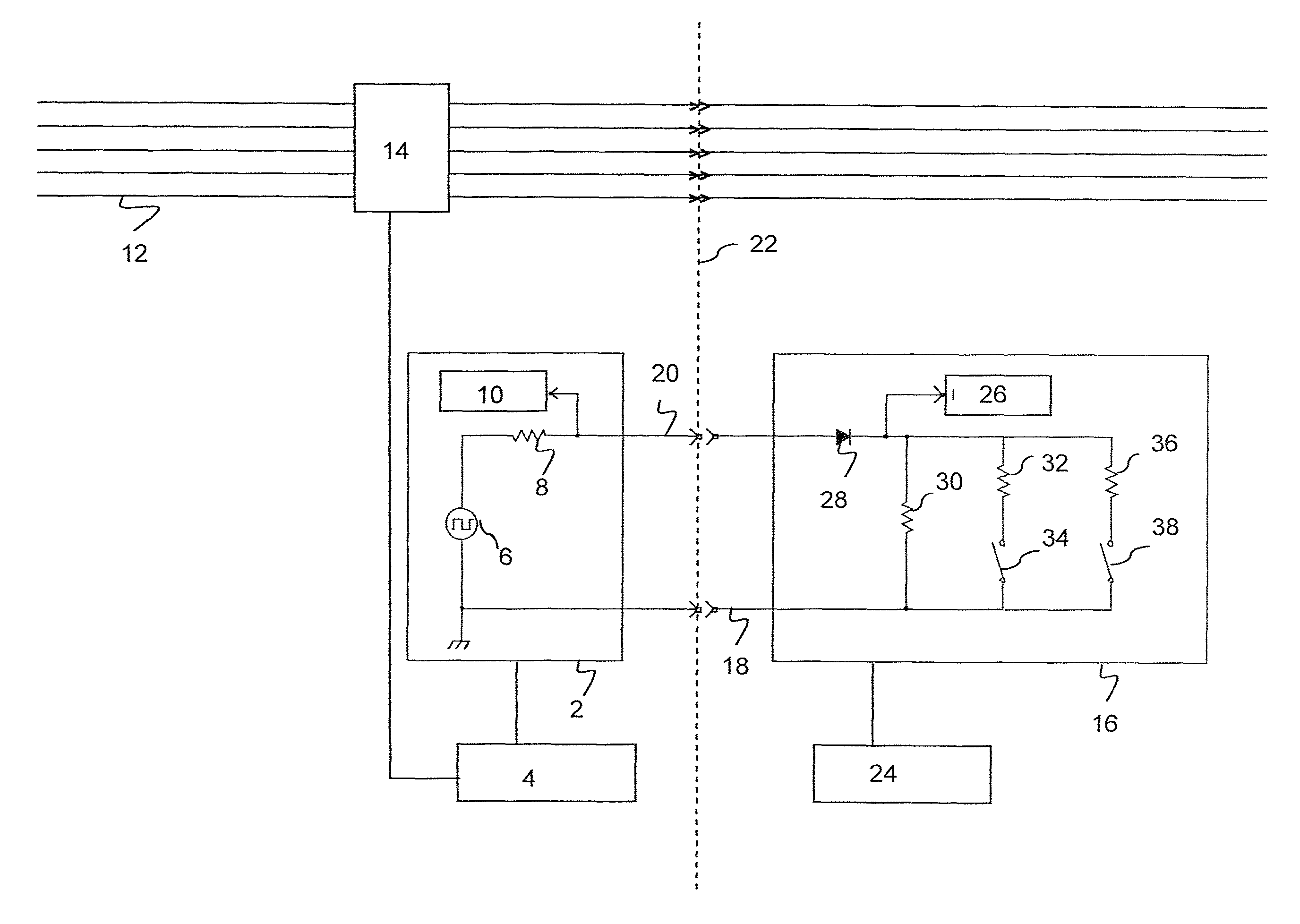 Method and device for communication between an electric vehicle and a charging station