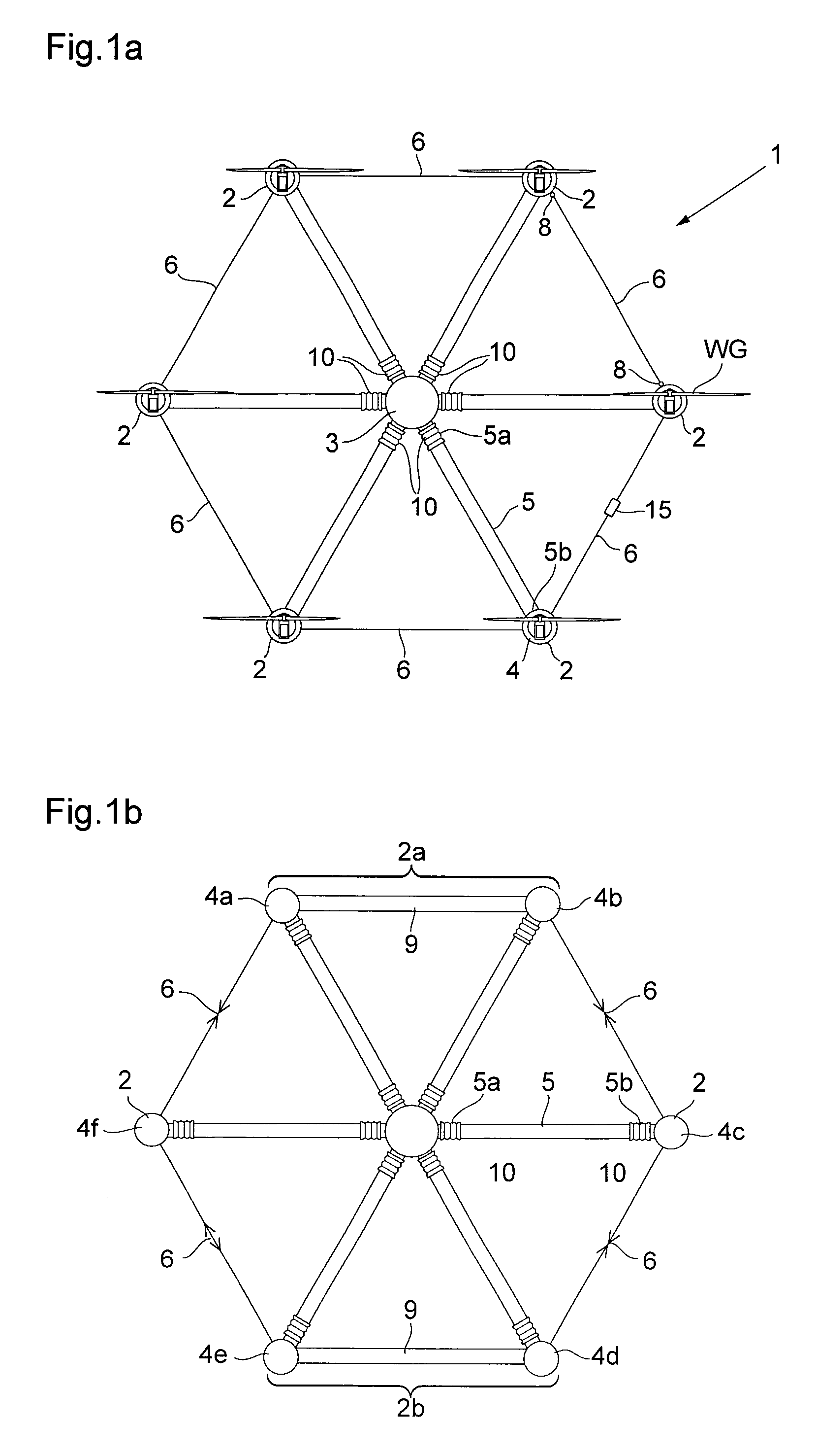 Floating platform and energy producing plant comprising such a floating platform