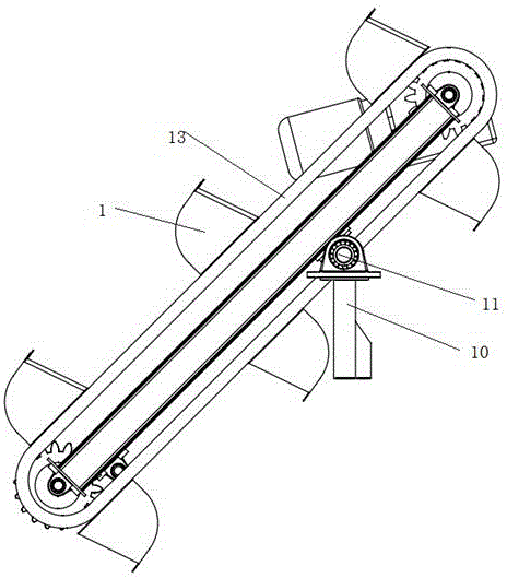 Truss-vehicle type dredging machine