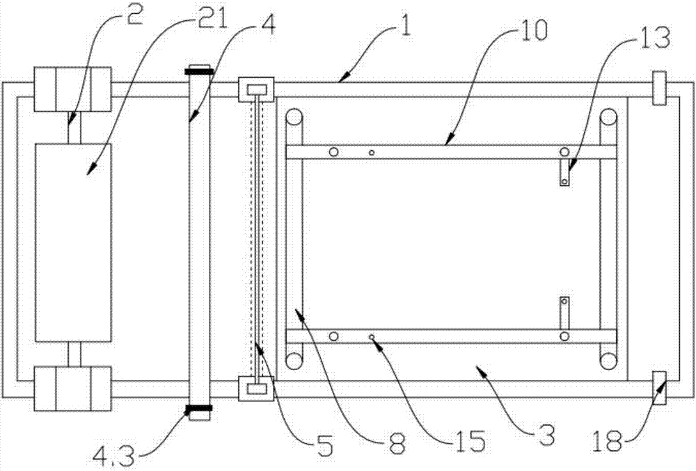 Clothes fabric scribing device