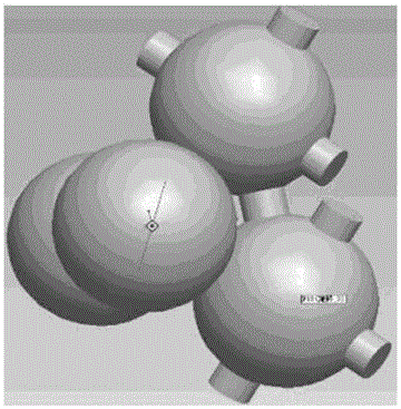 A method for preparing metal matrix composites using 3D printing space structure