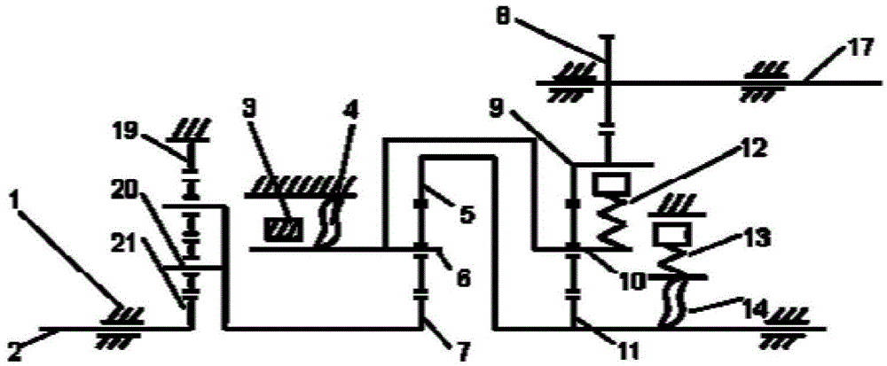 Centrifugal type three-gear automatic speed changing system for electric car