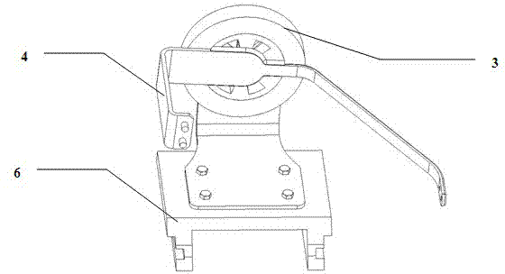 Movable type lifting three-dimensional rotating base frame