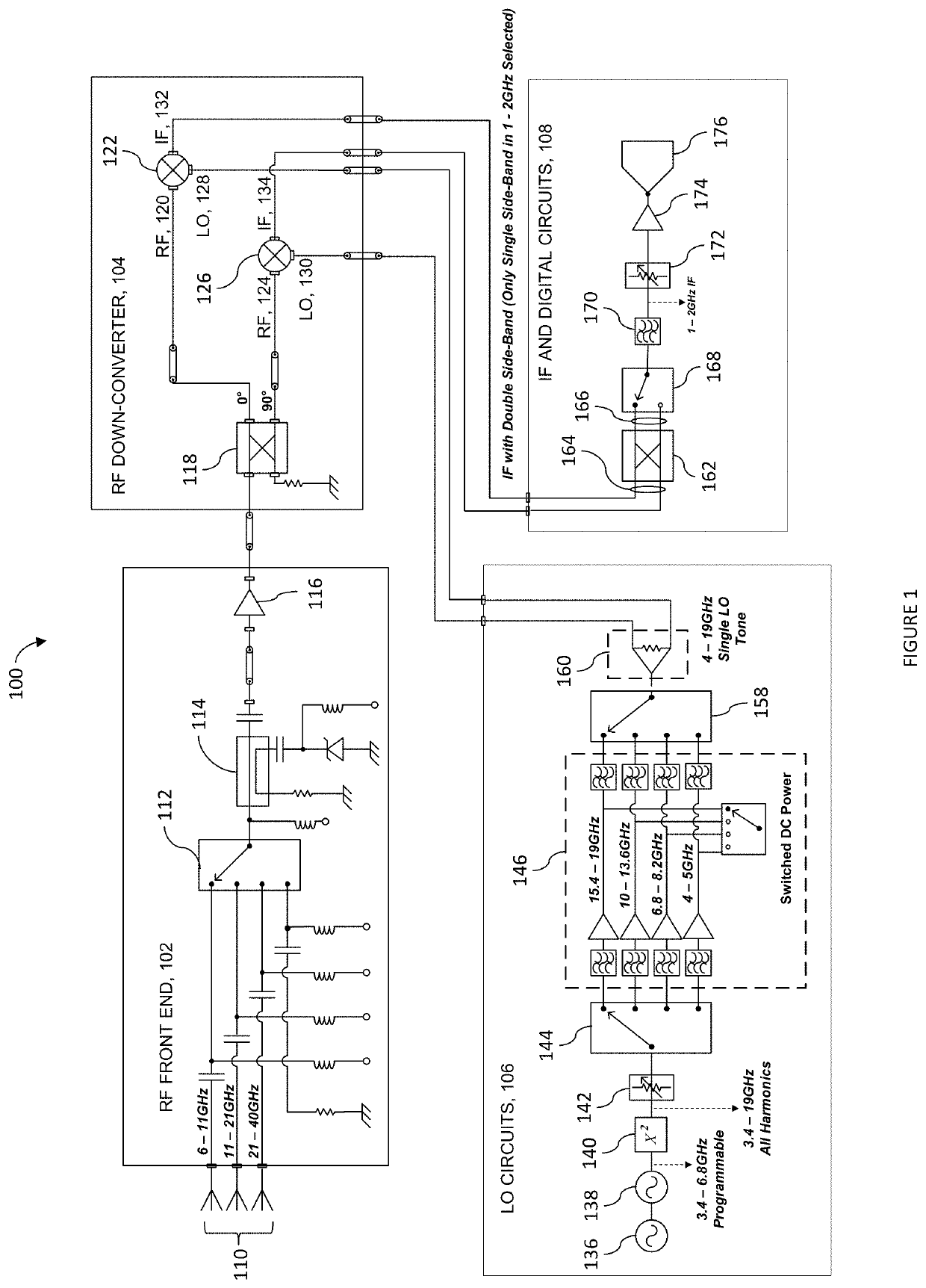 Ultra-broadband microwave radiometer optimized for microsatellite applications