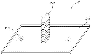 Coping level-regulating component and construction method for facing slab