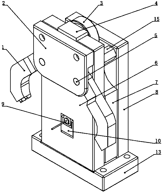 Fixture for carbon brush automatic production equipment