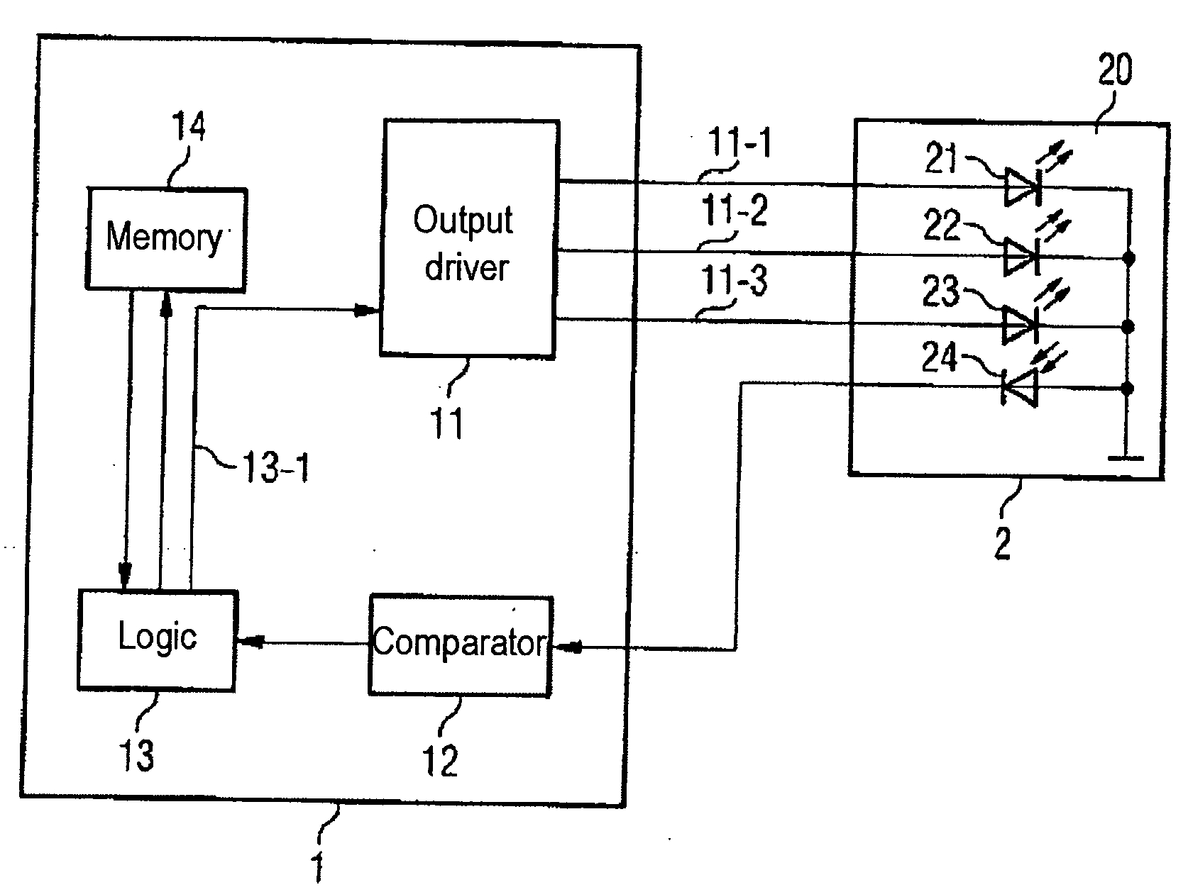 Method and device for operating an optical transmitting device having a plurality of optical transmitters that can be driven independently