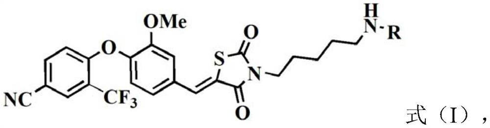 Fluorescent probe compound, and preparation method and application thereof