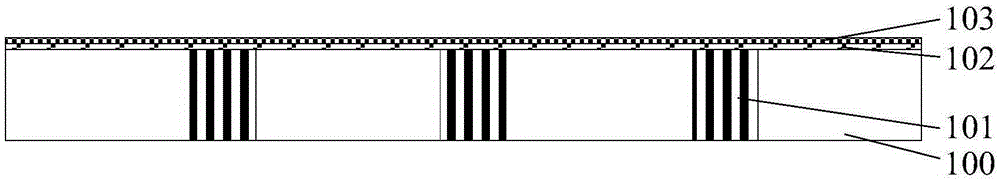 Interconnection manufacturing method for film through holes in substrate