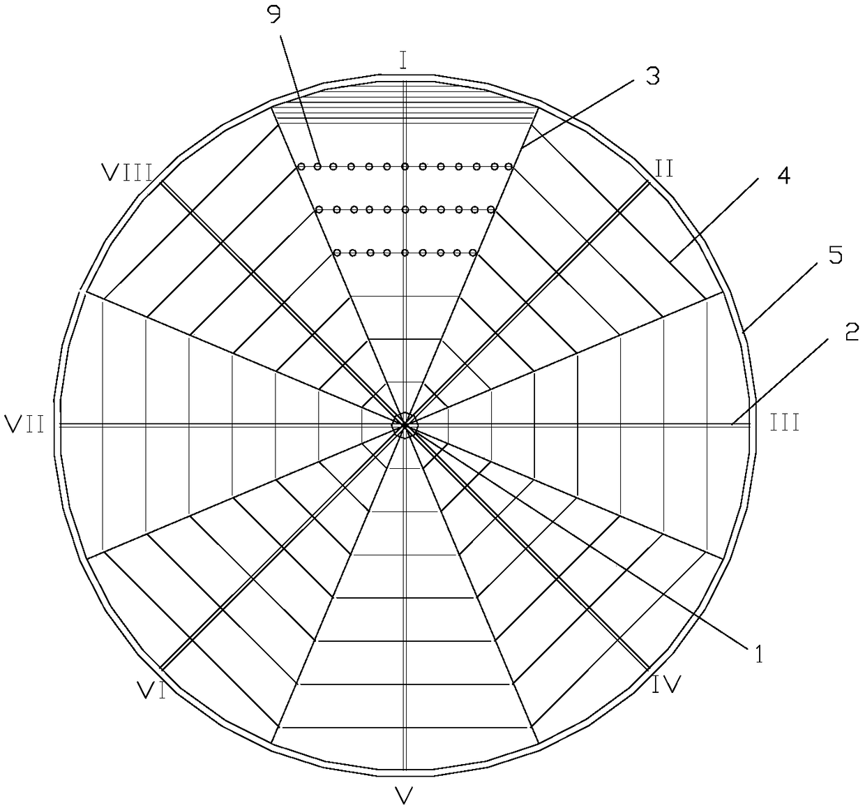 Real-time dynamic water distribution system and method for cooling tower based on non-uniform splash device