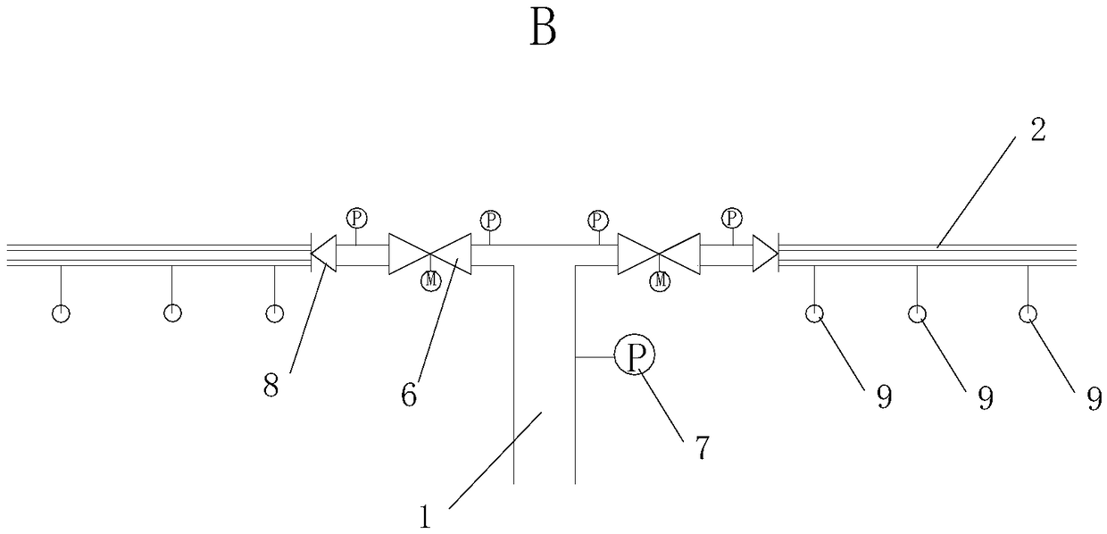 Real-time dynamic water distribution system and method for cooling tower based on non-uniform splash device