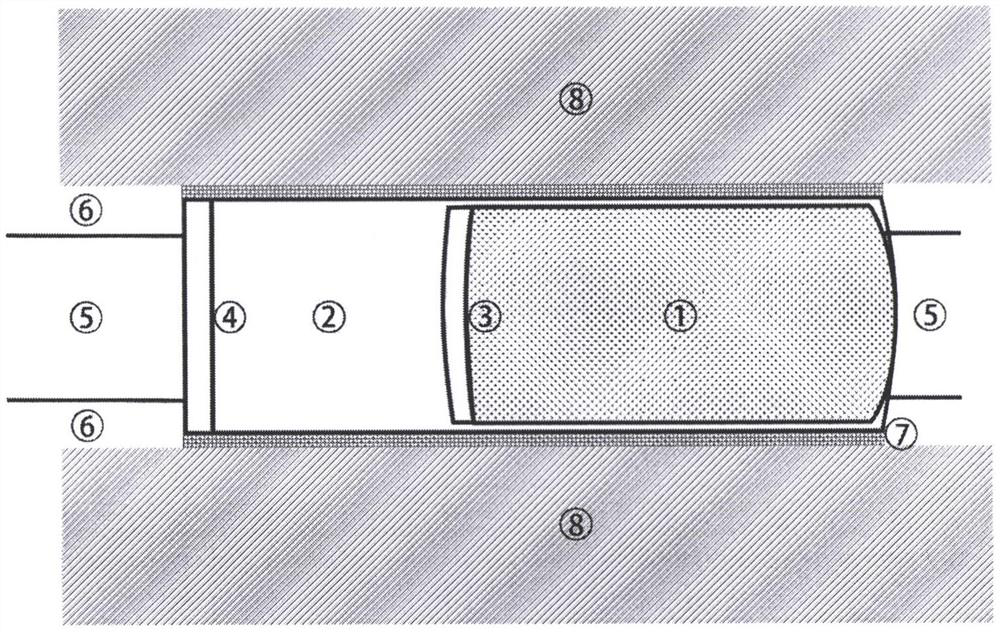 Semi-overlapped bagging type gas drilling and sealing device