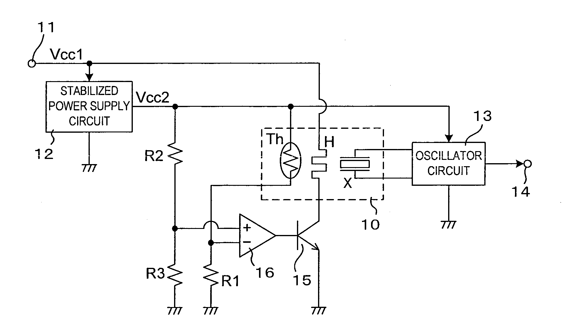 Oven-controlled crystal oscillator