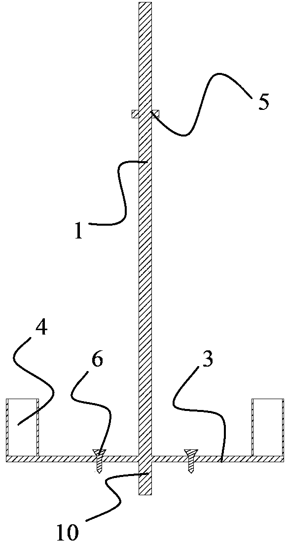 Novel casing pipe fixator capable of being easily assembled and disassembled and fixing method