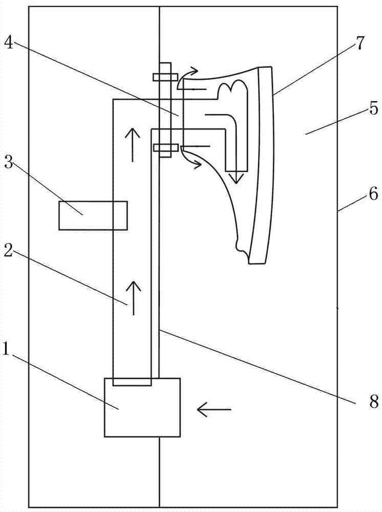 Antibacterial deodorization shoe cabinet with free radicals