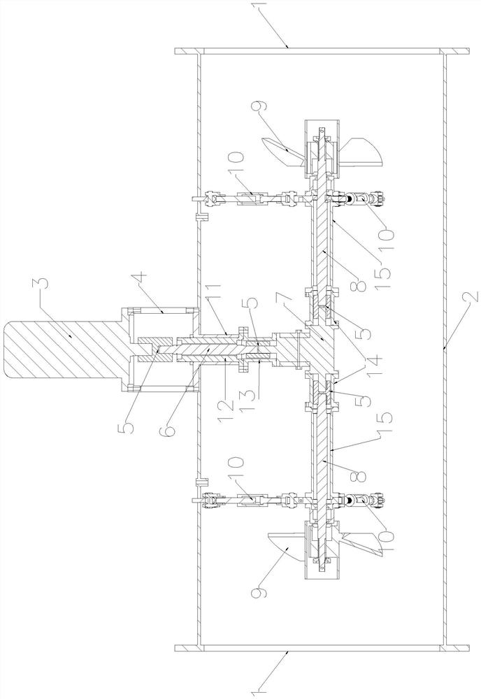 Turbine dynamic pipeline mixer