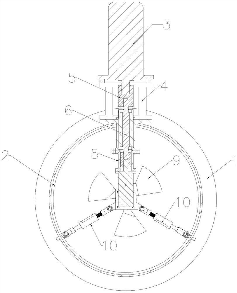 Turbine dynamic pipeline mixer