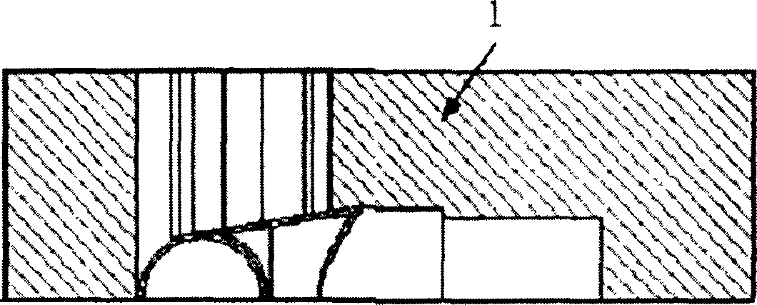 Forging method of soliding fork