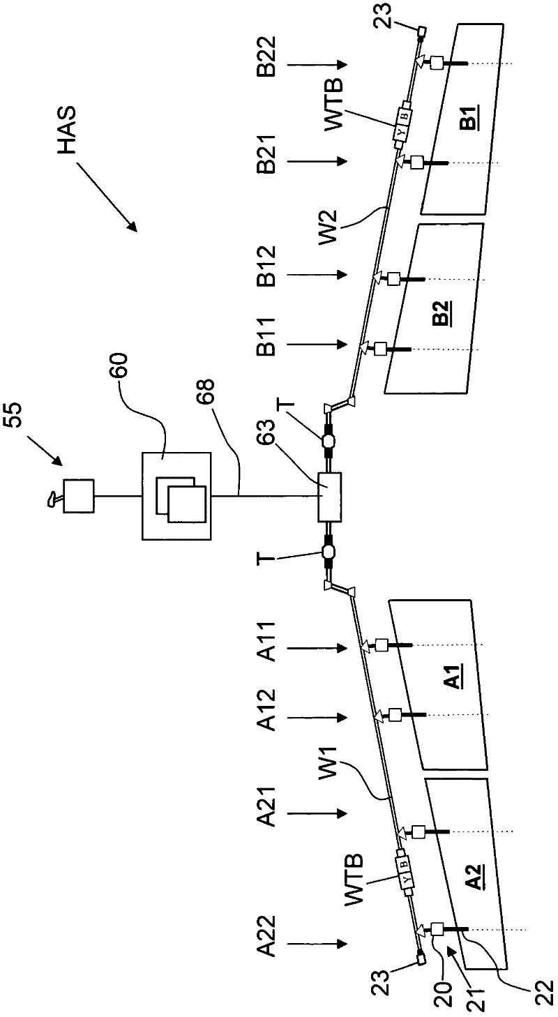 High lift system for an airplane, airplane system and propeller airplane having a high lift system