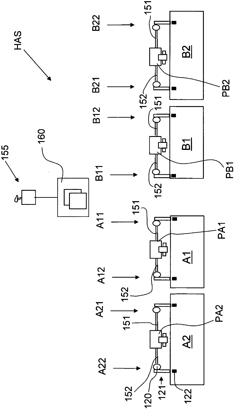 High lift system for an airplane, airplane system and propeller airplane having a high lift system