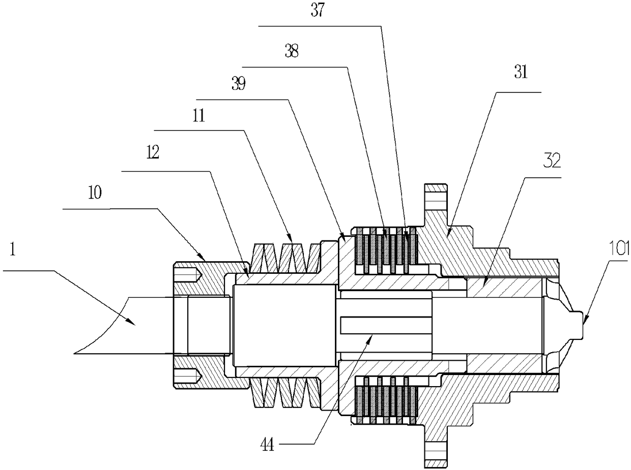 A split-type adaptive automatic torque-increasing energy-saving drive assembly for electric vehicles