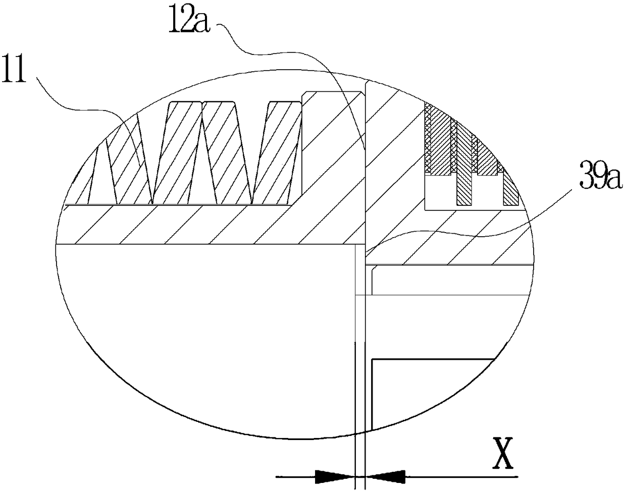 A split-type adaptive automatic torque-increasing energy-saving drive assembly for electric vehicles